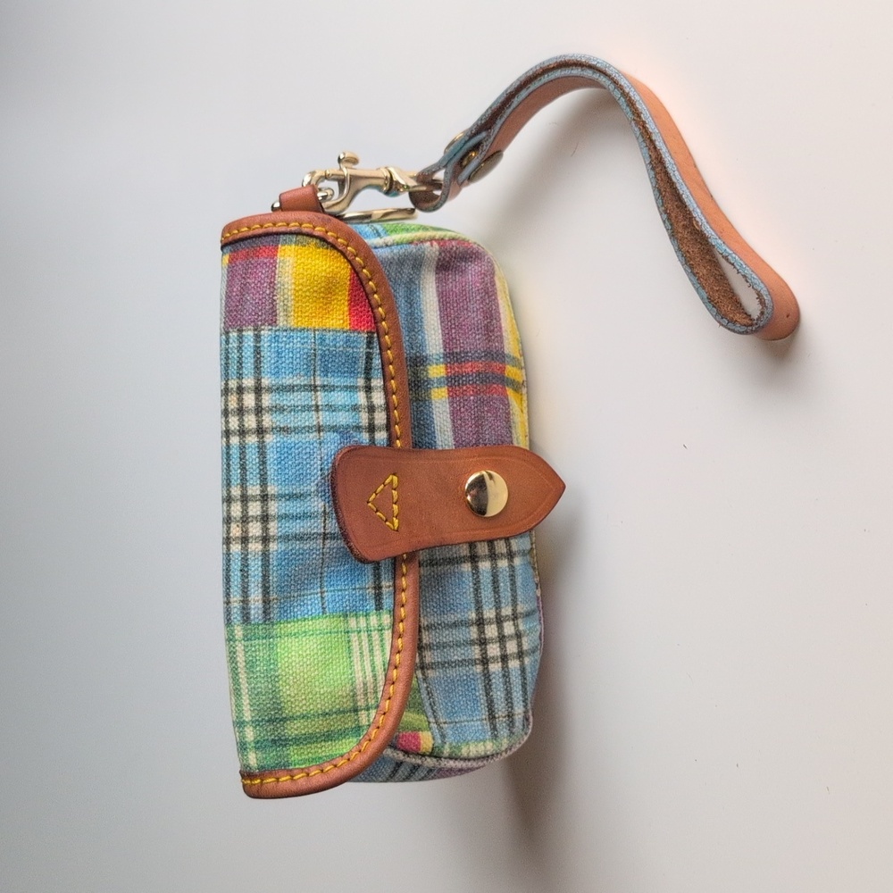 Dooney & Burke Plaid Wristlet